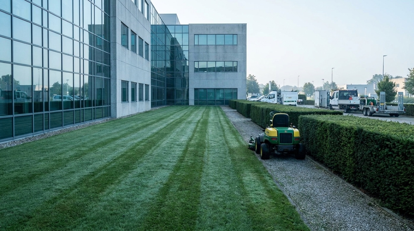 GRÜNWERK Objektpflege – Stil Modern/Urban